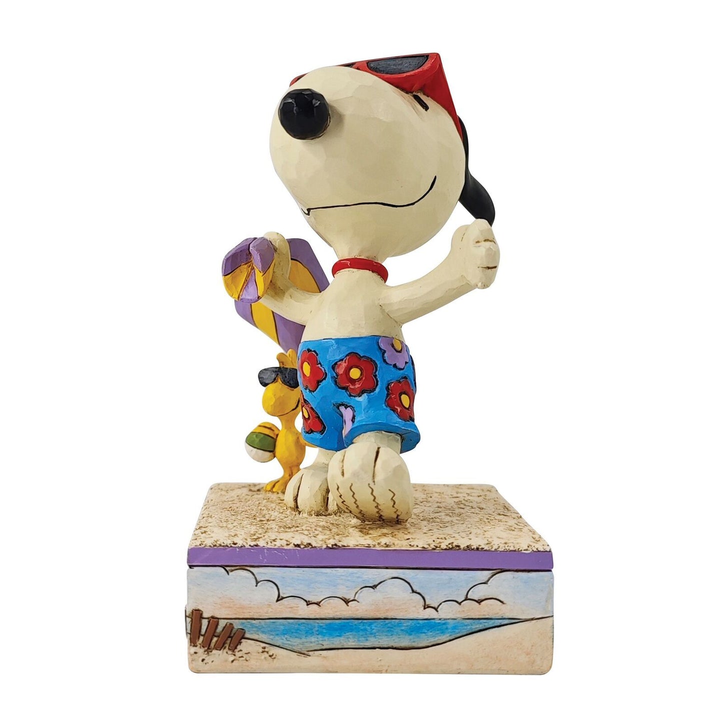 Peanuts by Jim Shore - 13.3cm/5.25" Snoopy and Woodstock Beach Day