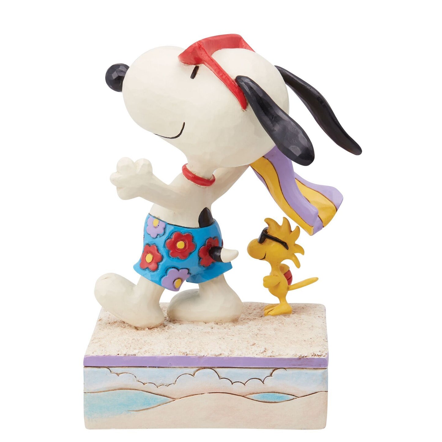 Peanuts by Jim Shore - 13.3cm/5.25" Snoopy and Woodstock Beach Day
