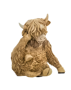 Highlands Cow - Hear See Speak No Evil Set of 3