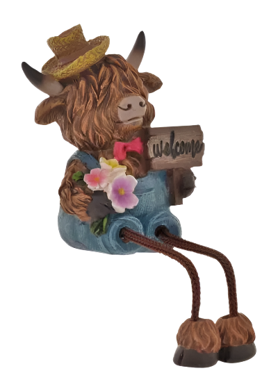 Highland Cow Sunflower Dangly Leg Collection