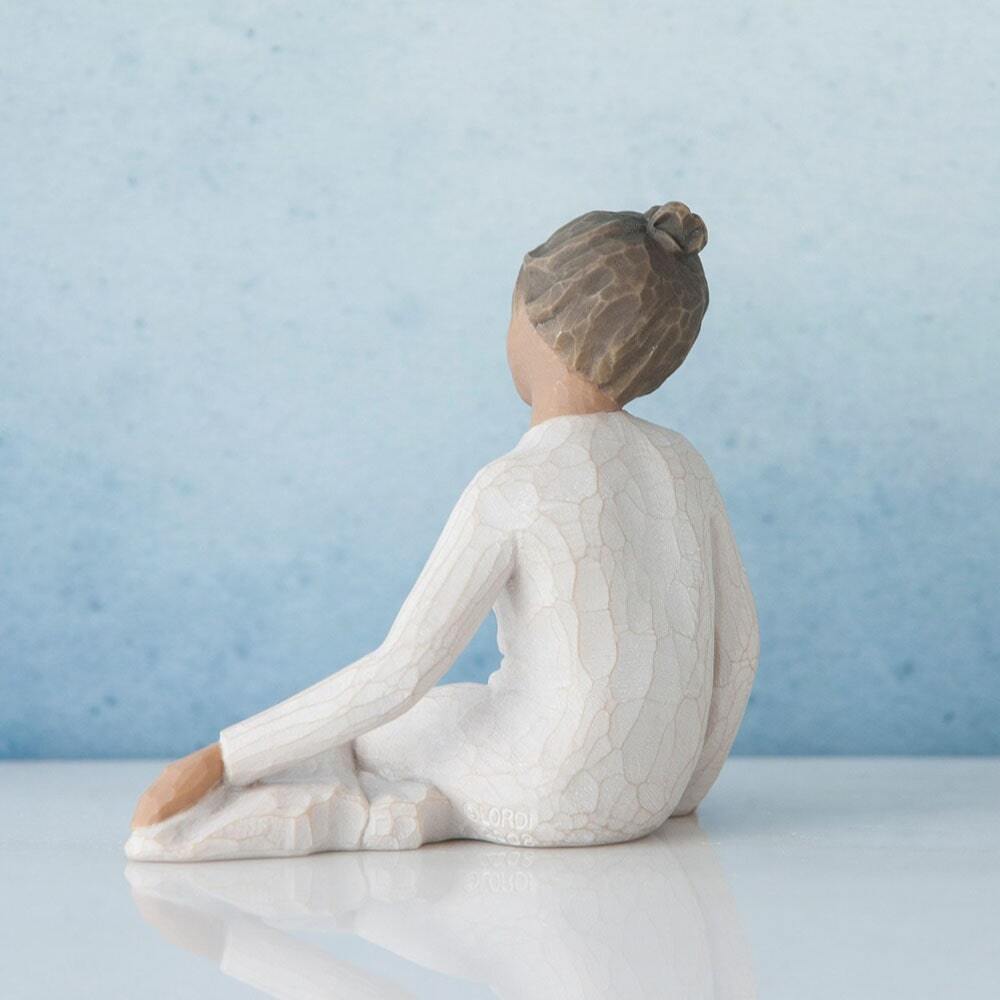 Willow Tree - Thoughtful Child (darker skin tone and hair colour)