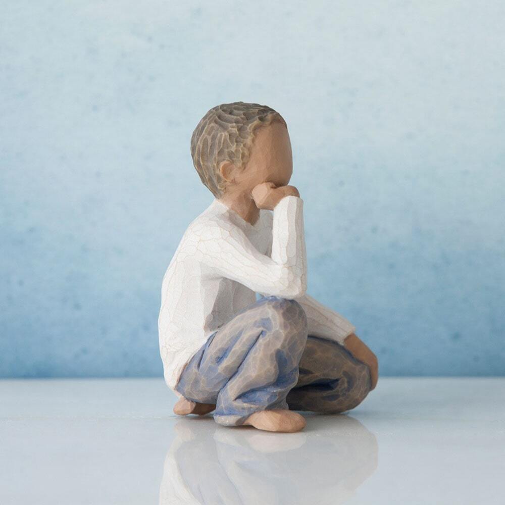 Willow Tree - Inquisitive Child (darker skin tone and hair colour)