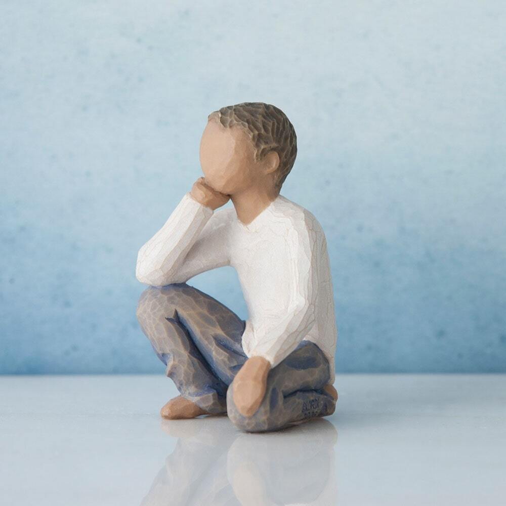 Willow Tree - Inquisitive Child (darker skin tone and hair colour)