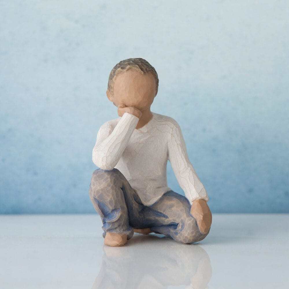 Willow Tree - Inquisitive Child (darker skin tone and hair colour)