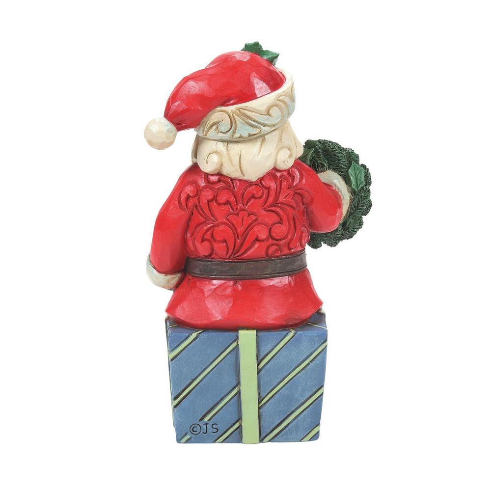 Santa - Sitting on Gifts (8cm) - JS