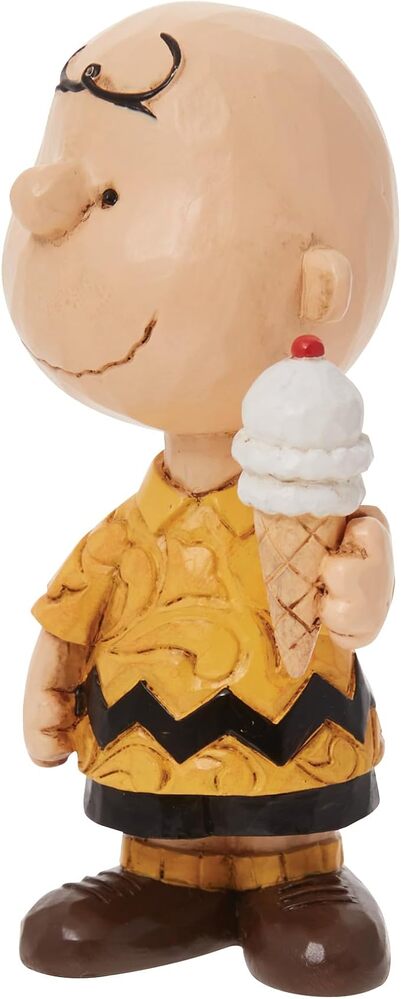Peanuts by Jim Shore - Charlie Brown with Ice Cream Mini Figurine