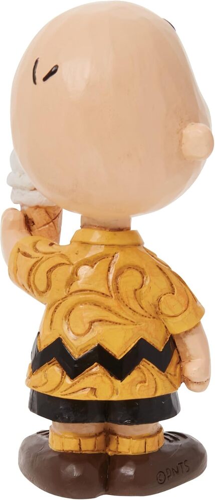 Peanuts by Jim Shore - Charlie Brown with Ice Cream Mini Figurine