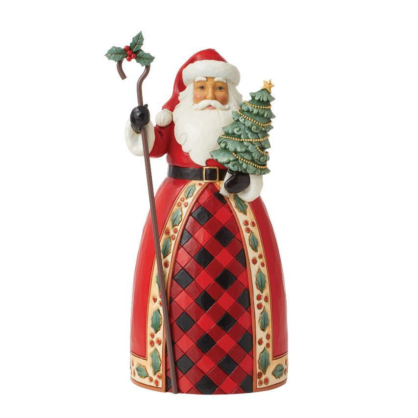 Highland Glen Santa Tree Cane - JS