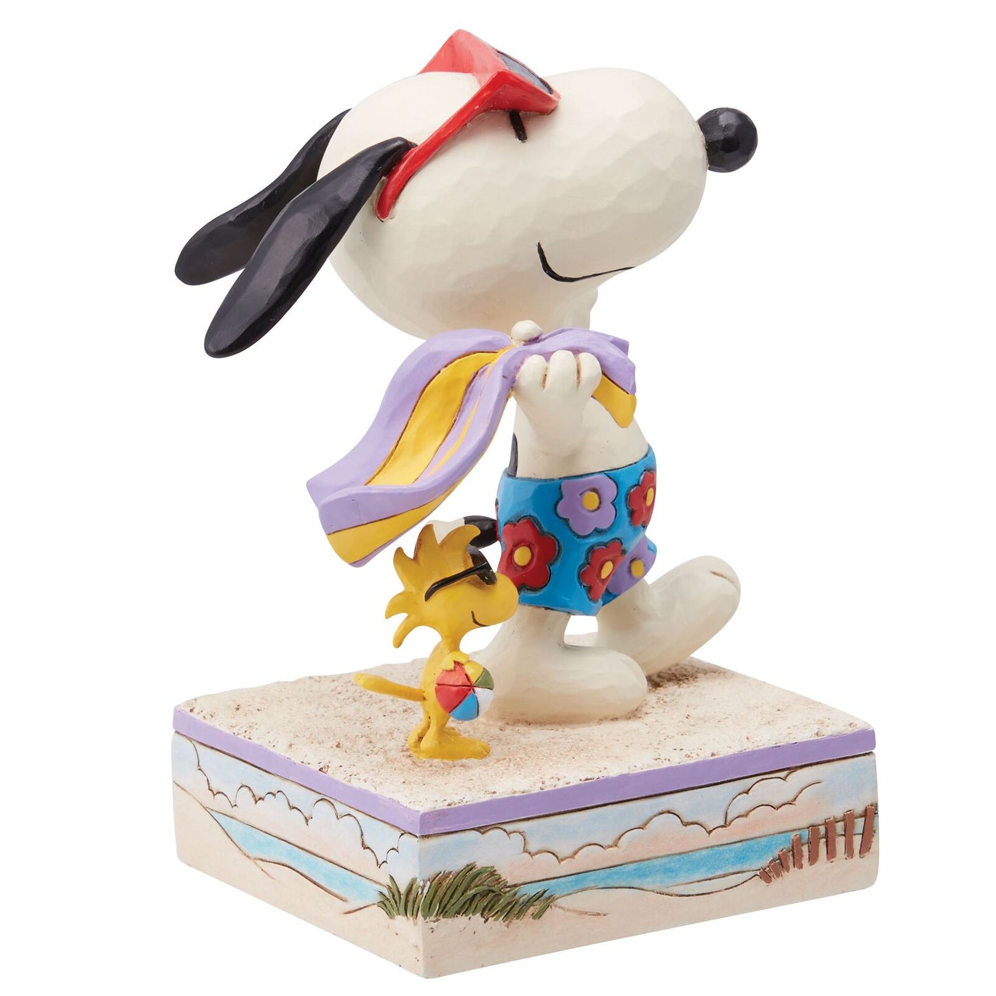 Peanuts by Jim Shore - 13.3cm/5.25" Snoopy and Woodstock Beach Day
