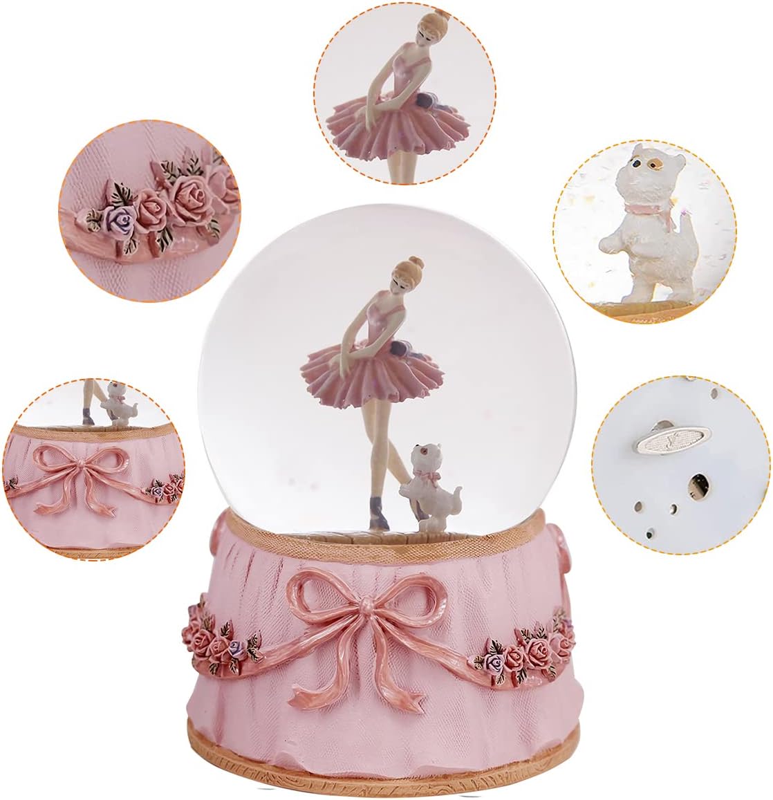 Snow Globe - Ballerina & Dog