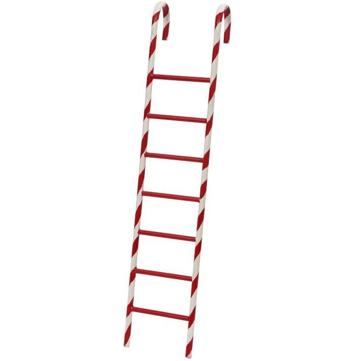 91cm Candy Stripe Christmas Ladder - Mark Roberts