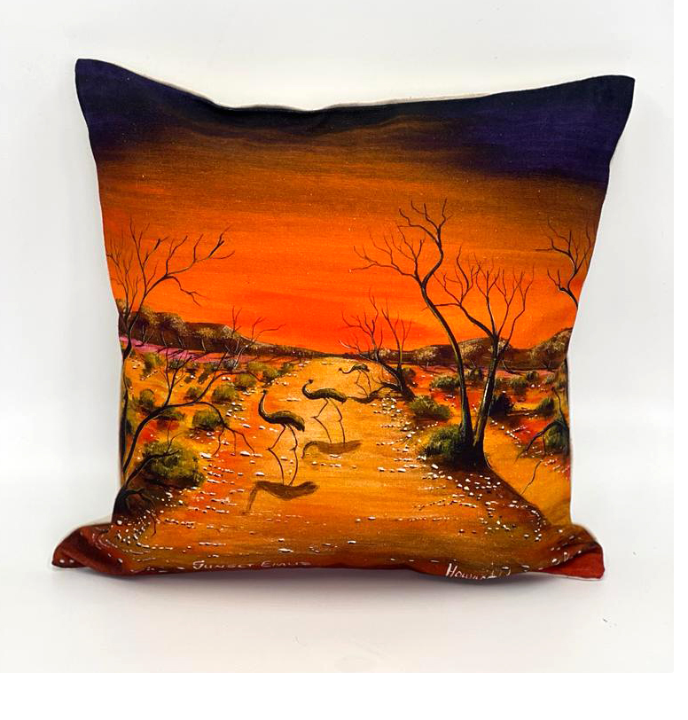 Emus 40cm Canvas Cushion Cover