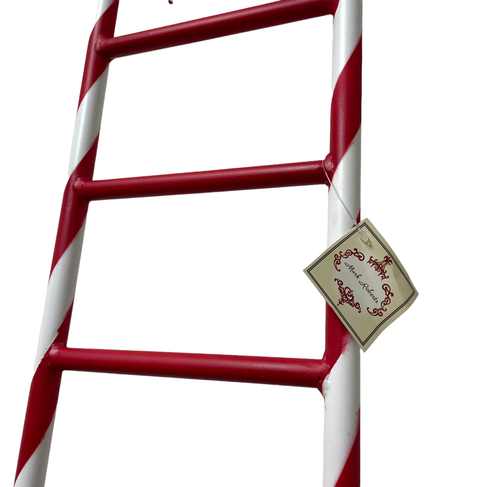 91cm Candy Stripe Christmas Ladder - Mark Roberts