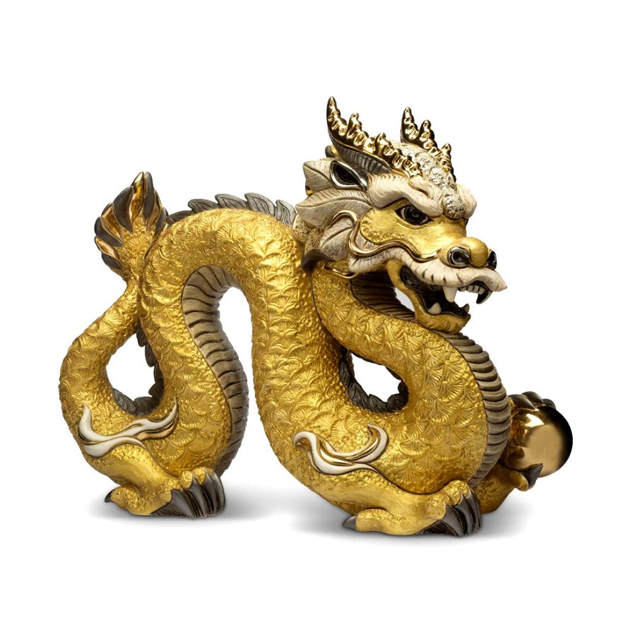 Golden Chinese Dragon Large (388pc LE)- De Rosa