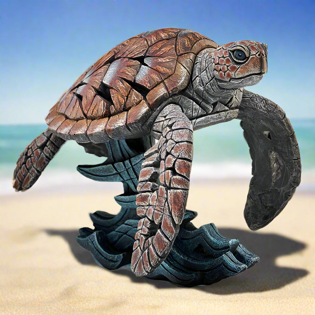 Sea Turtle - Sculpture (marble/stone)