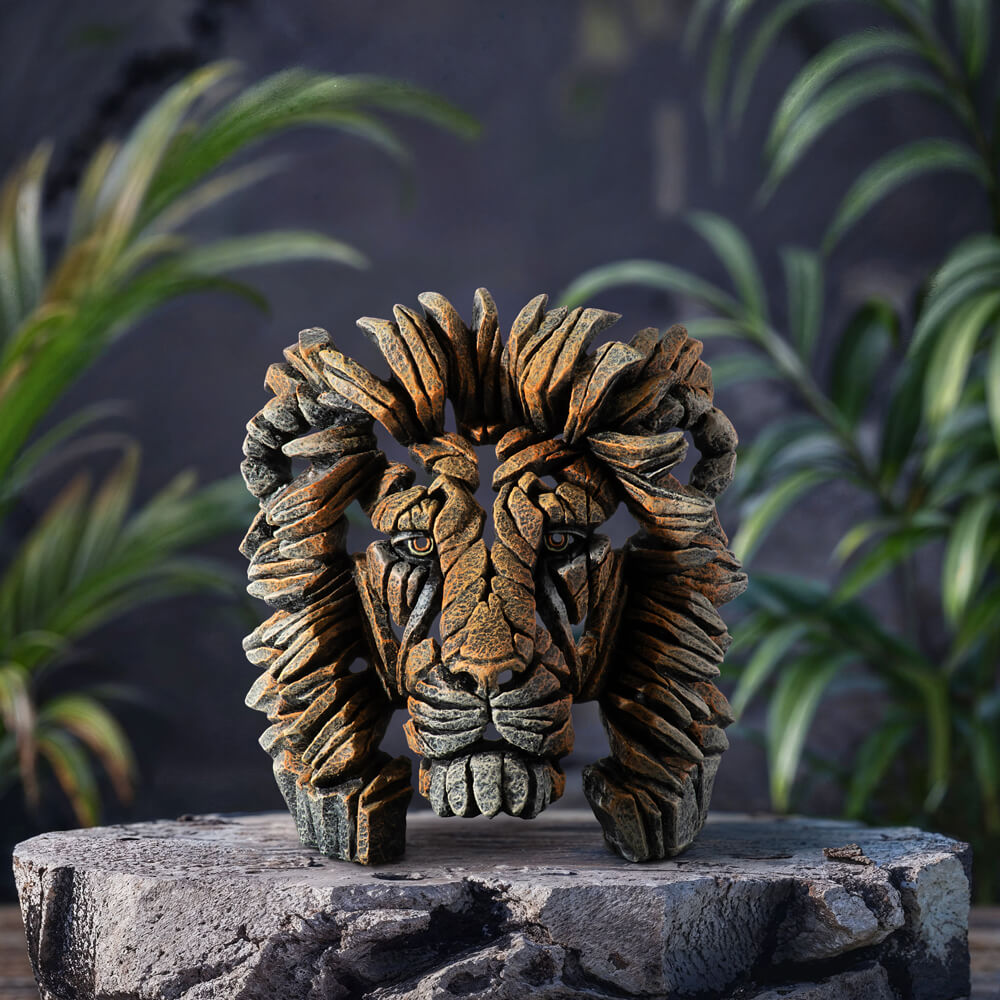 Miniature Lion Bust
