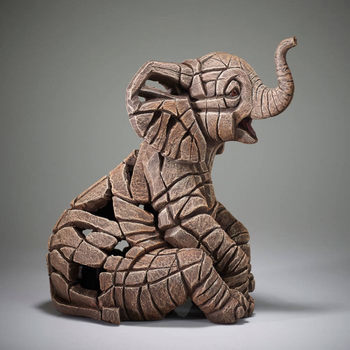 Elephant Calf Sculpture (marble/stone)