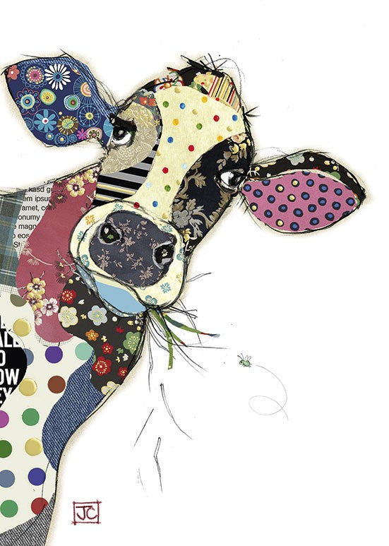 Connie Cow Notebook - Bug Art