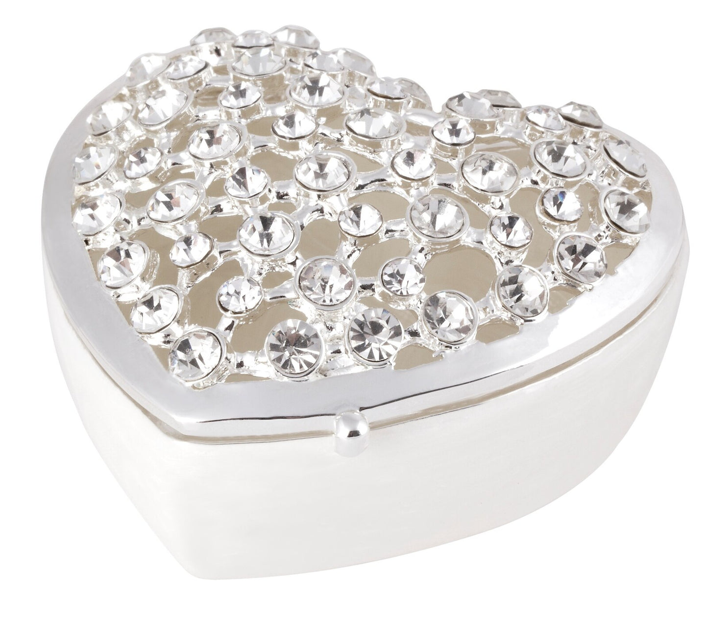 Trinket Box - Heart Rhinestone