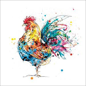Card - Clarence - Rooster