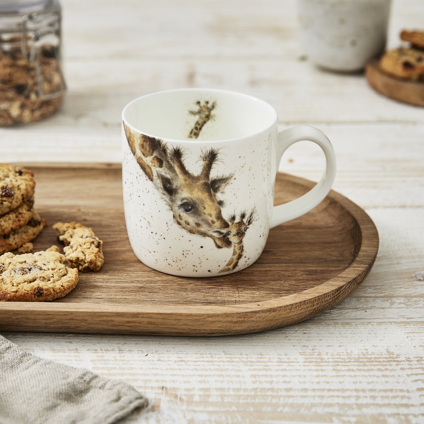 Royal Worcester Wrendale Designs - Giraffe Mug