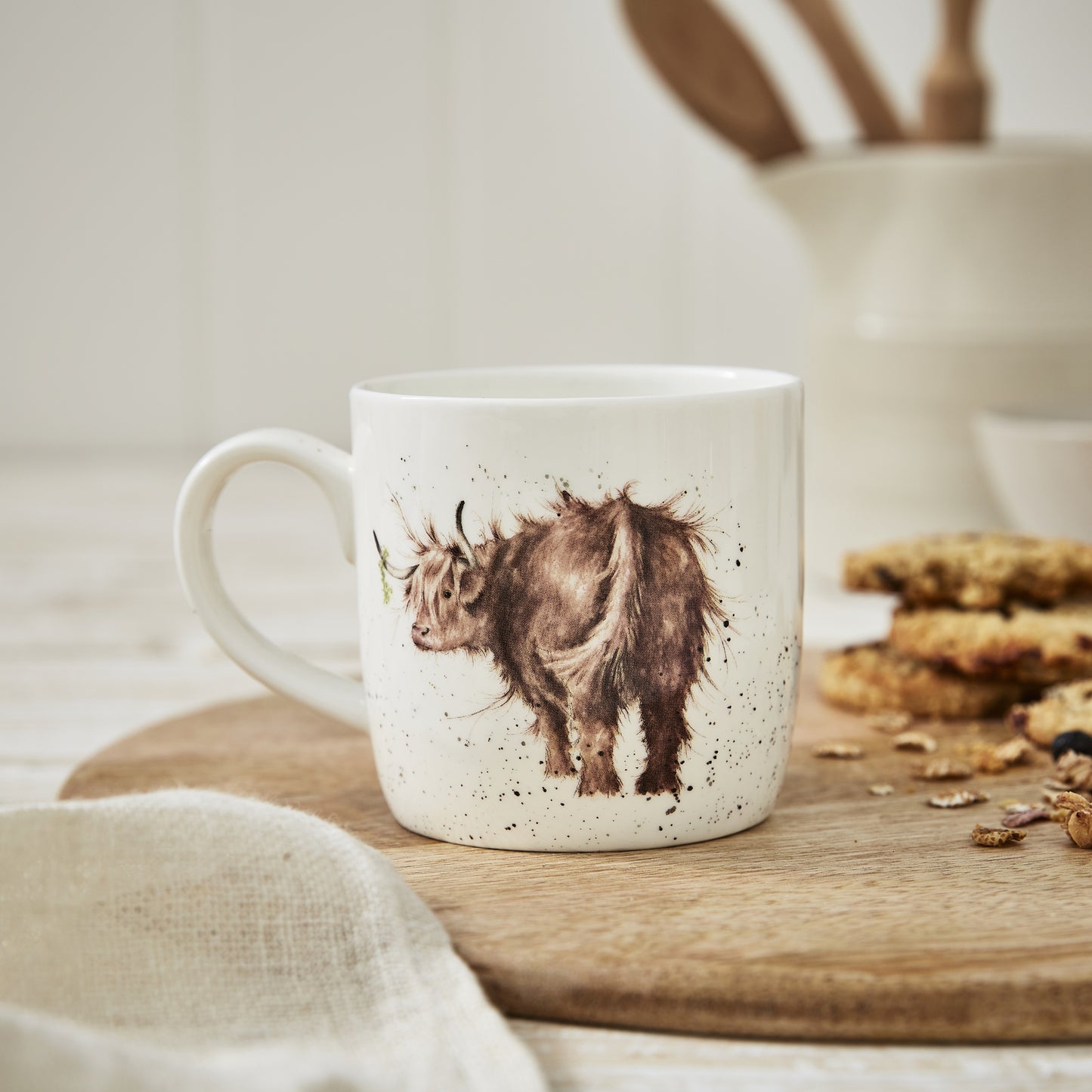Royal Worcester Wrendale Designs - Highland Cow Mug