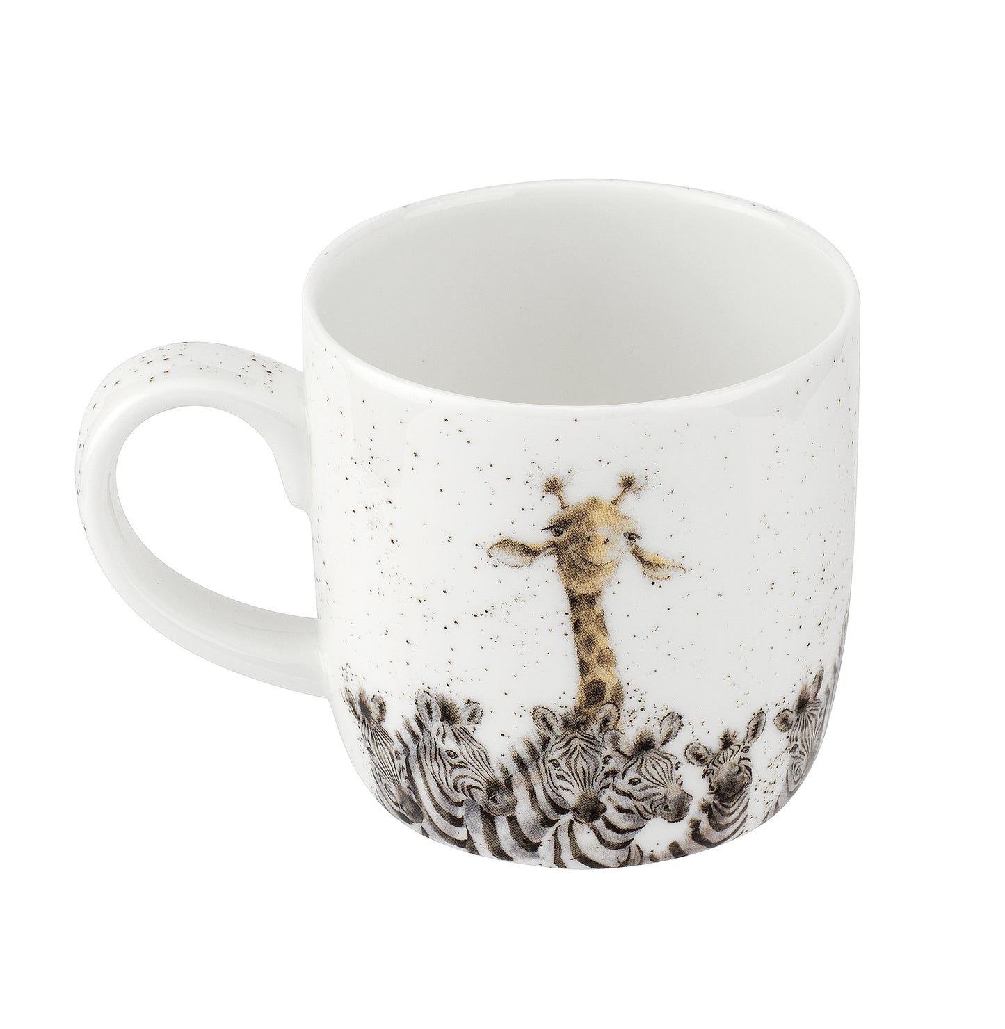 Royal Worcester Wrendale Designs - Zebra & Giraffe Mug