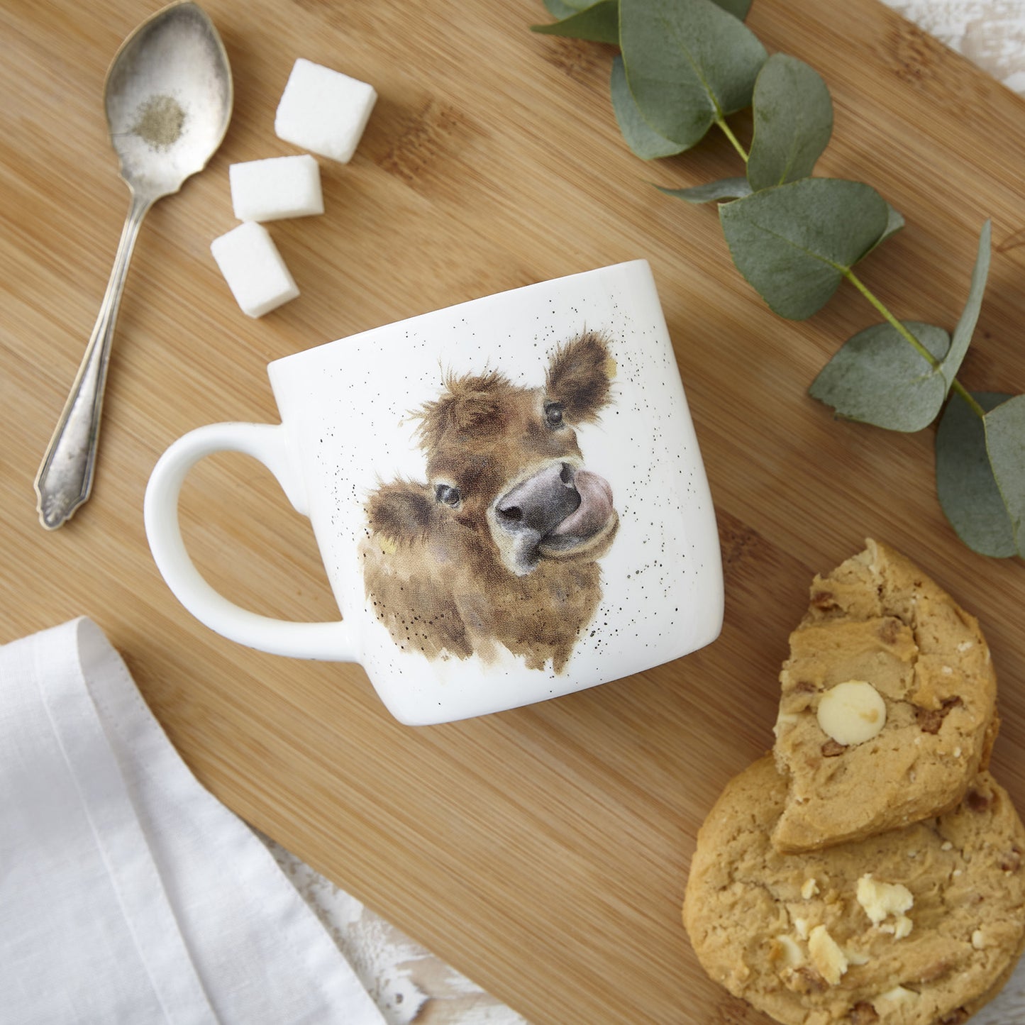 Royal Worcester Wrendale Designs - Cow Mug