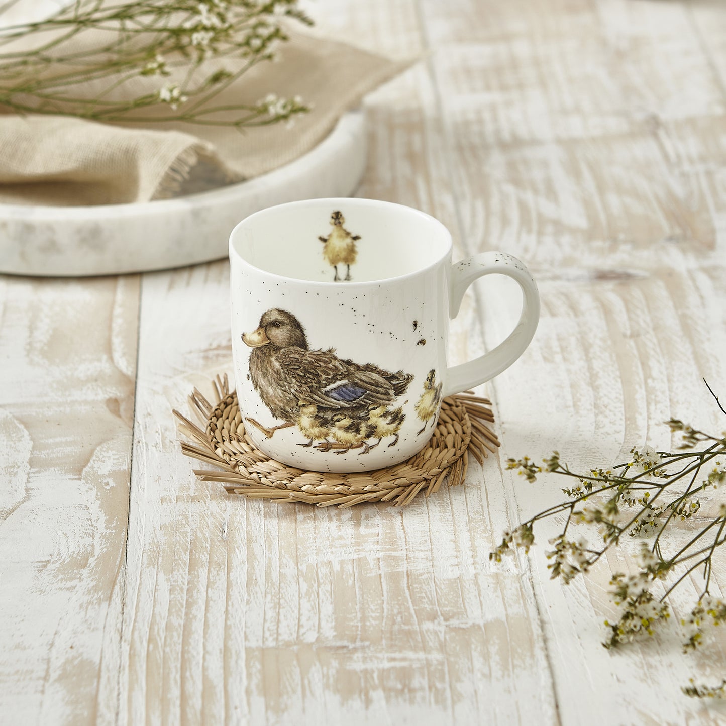 Ducks Mug Room For A Small One - Royal Worcester