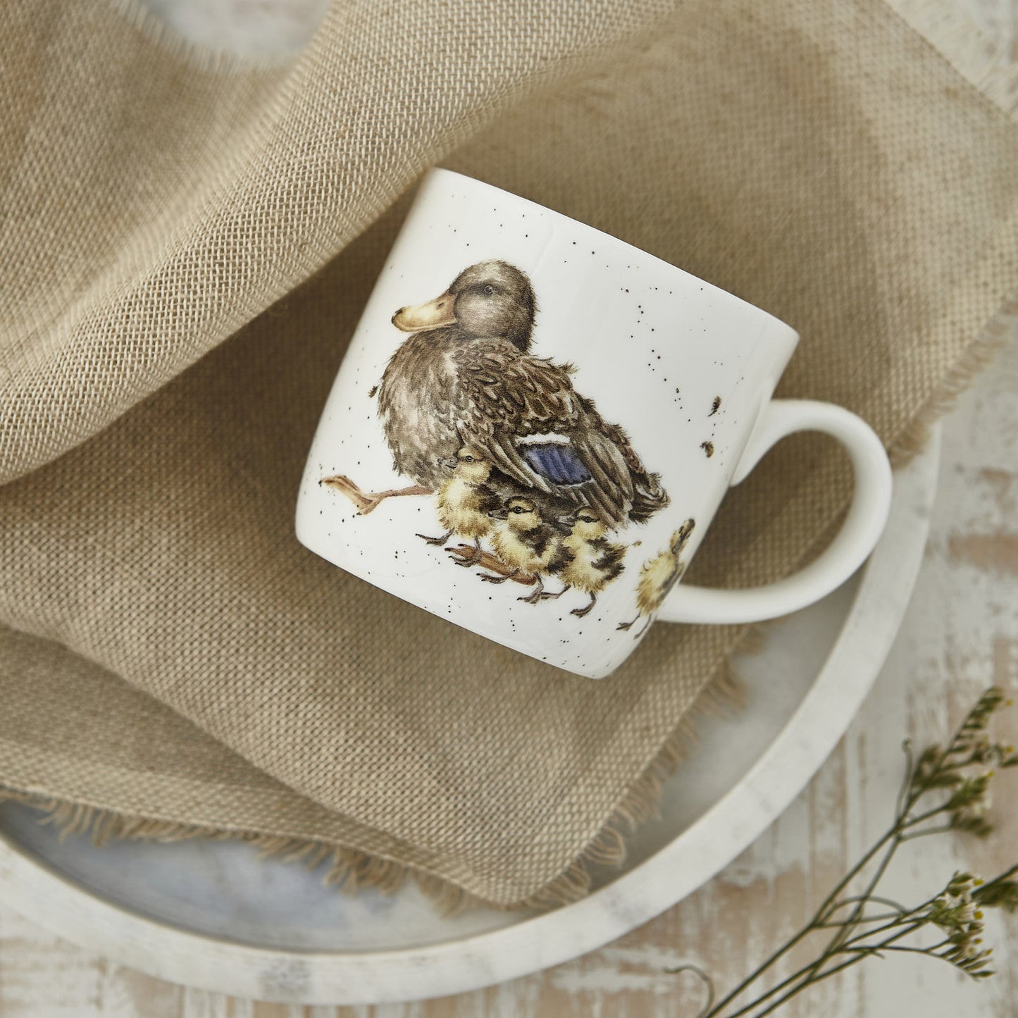 Ducks Mug Room For A Small One - Royal Worcester