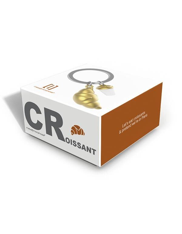 Keychain Croissant and Coffee
