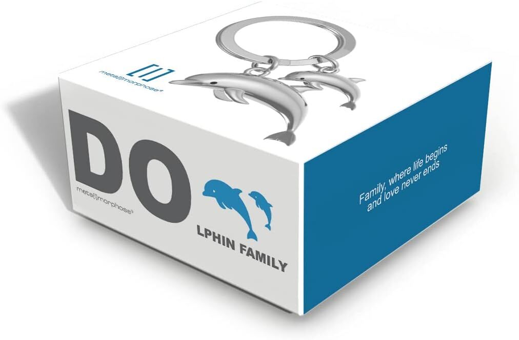 Keychain Dolphin Family
