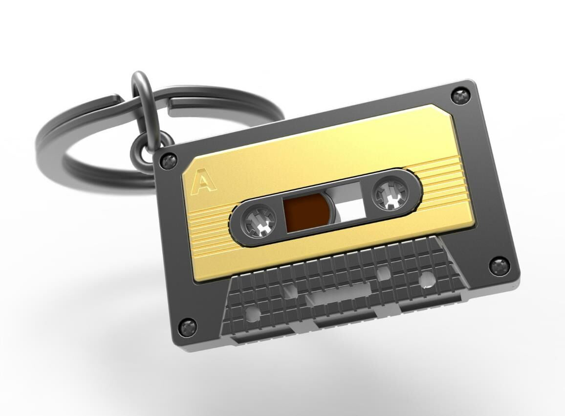 Keychain Cassette Tape