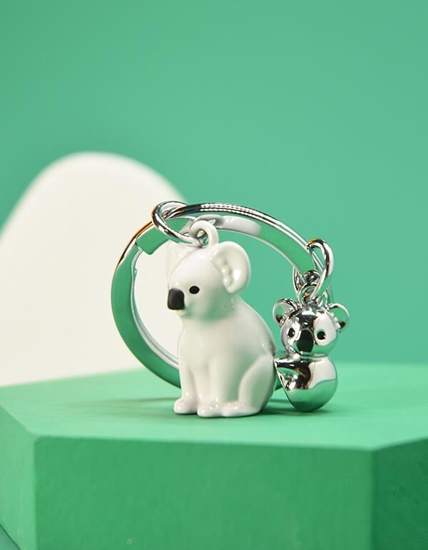 Keychain Koala Family