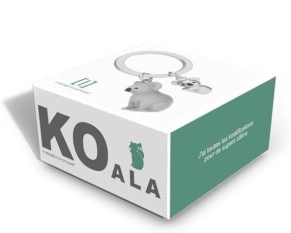 Keychain Koala Family