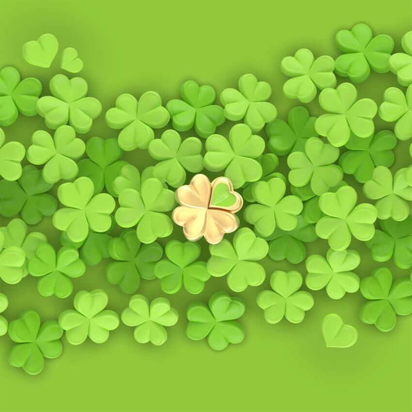 Keychain Lucky Clover