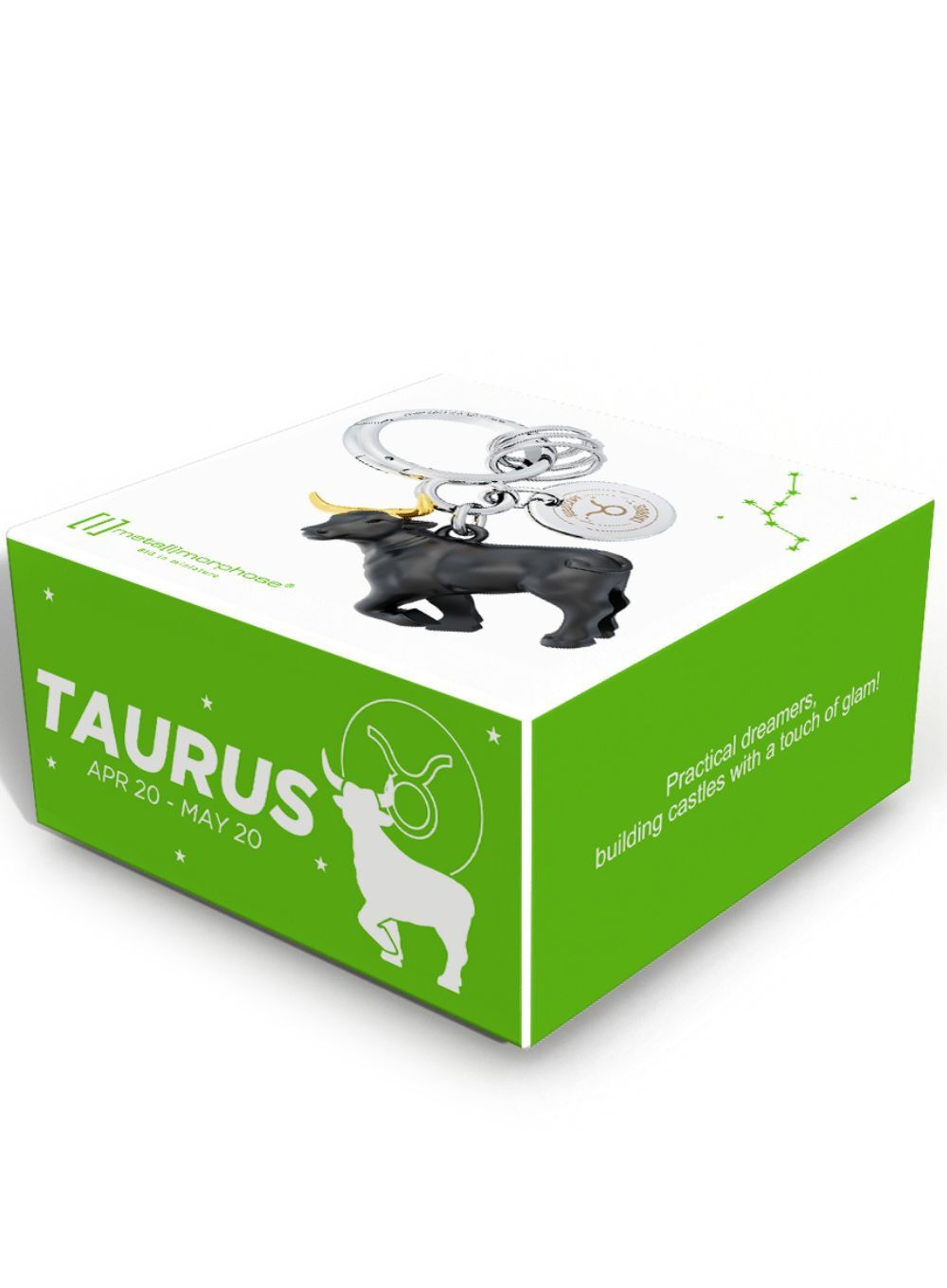 Metalmorphose - Keychain Zodiac Taurus