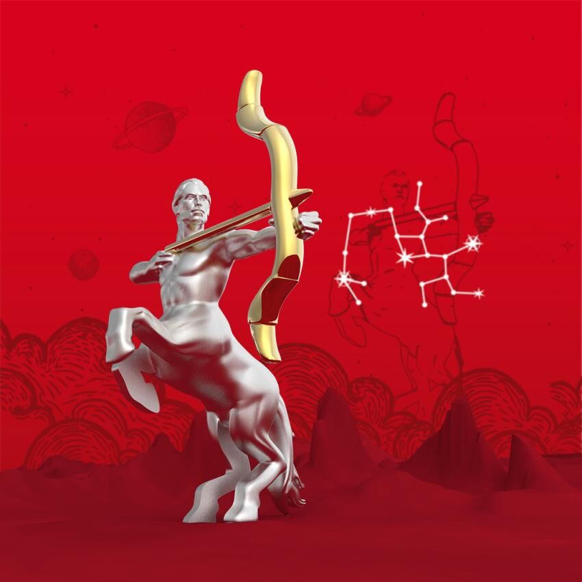Metalmorphose - Keychain Zodiac Sagittarius