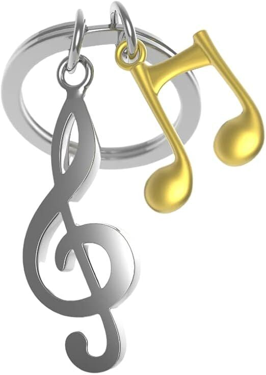 Keychain Music Notes