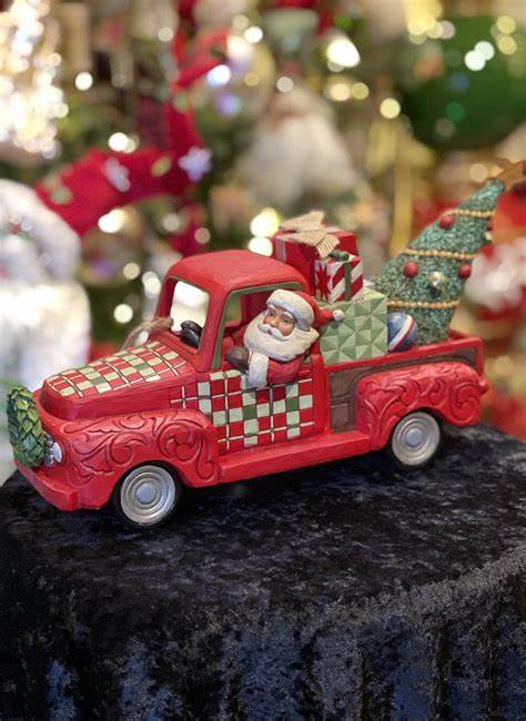 Santa in Red Truck - JS