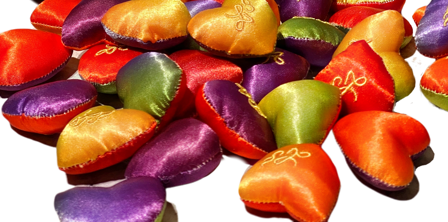 Plush Rainbow Heart