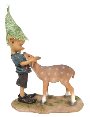 Elvin with Deer