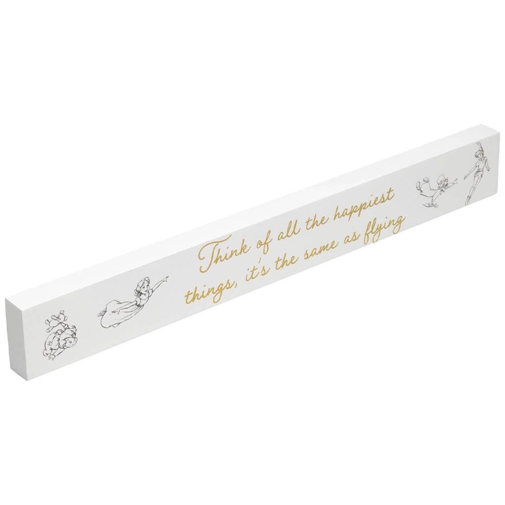 Desk Plaque - Peter Pan Happy Things