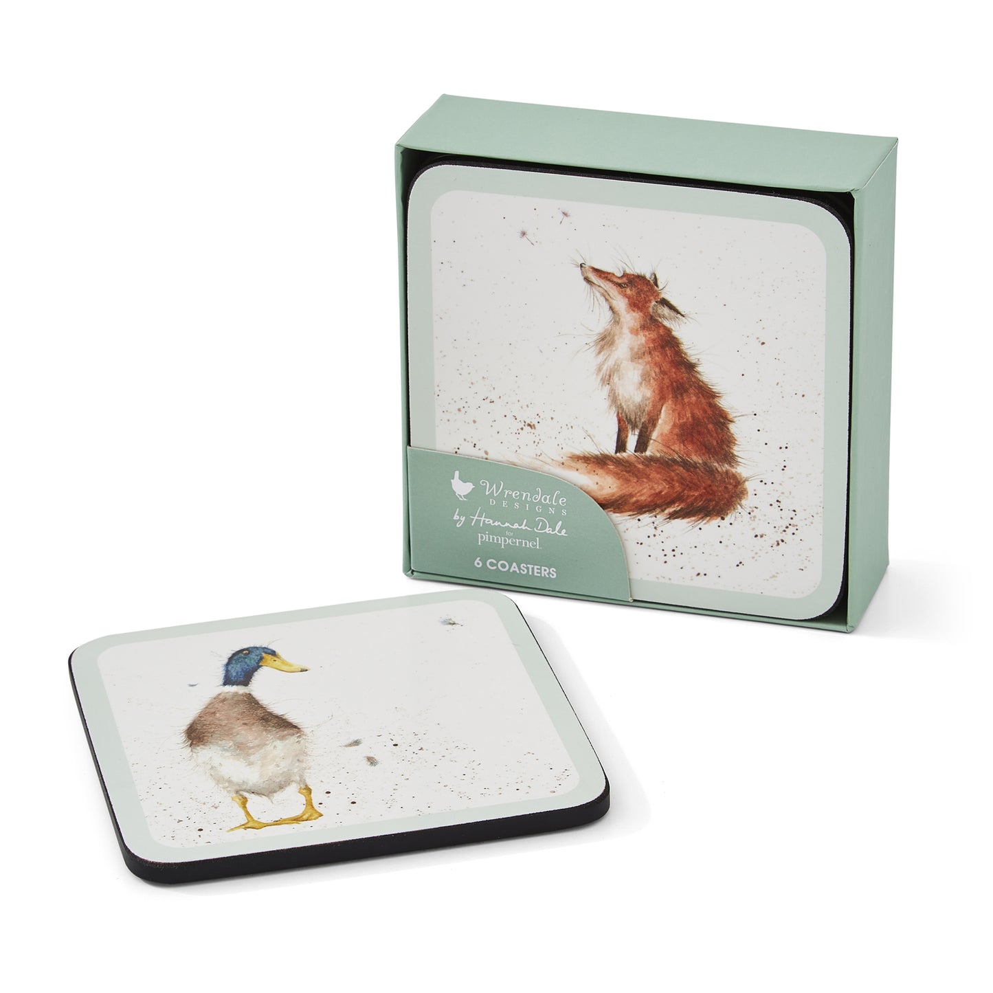 Pimpernel Wrendale Designs - 10.5cm/4" Coasters (S/6)