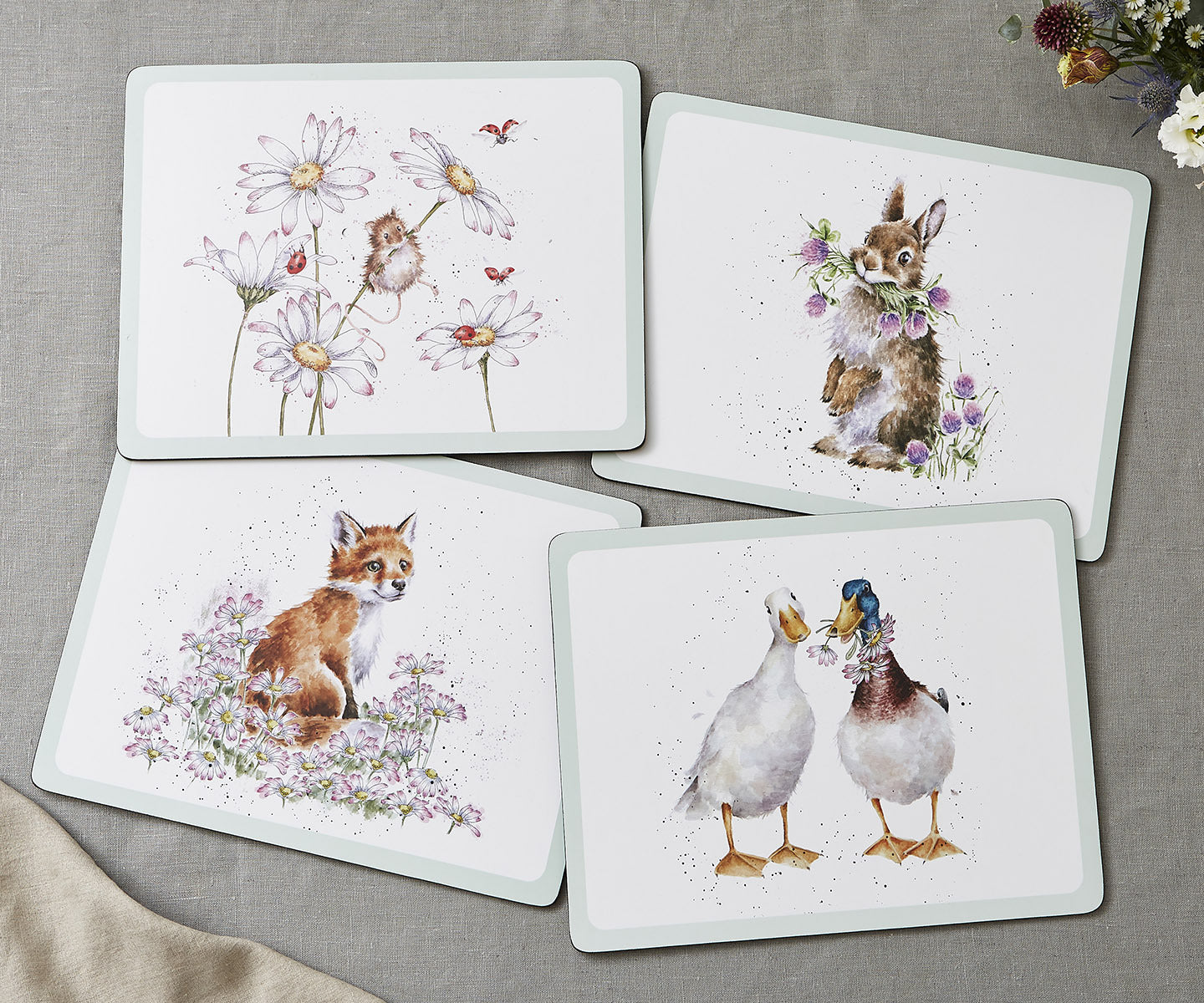 Large Placemats (S/4) Wildflowers