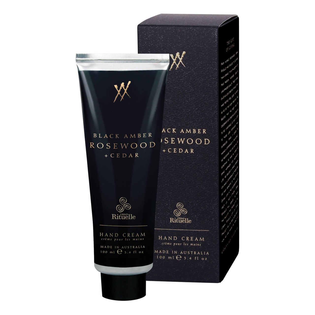 Hand Cream - Black Amber - Rosewood Cedar - 100ml