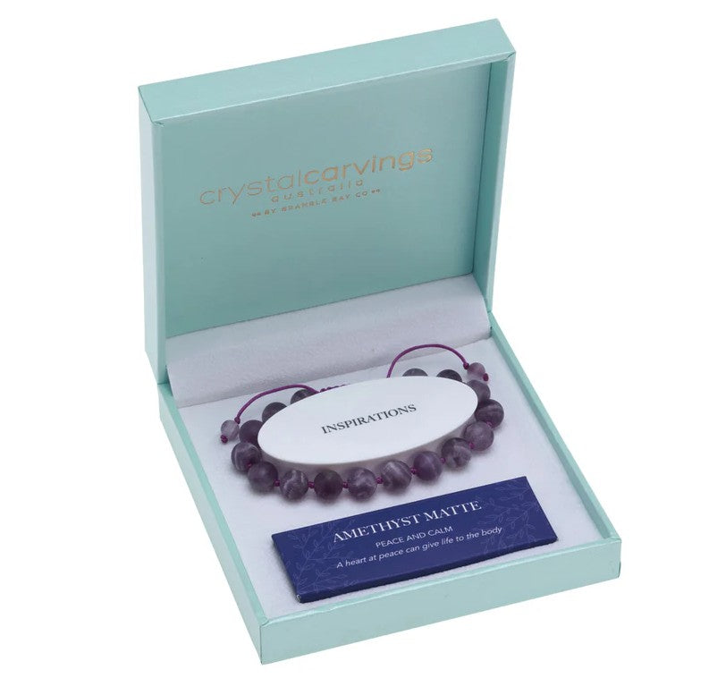 Bracelet - Amethyst Matte (Naturals)