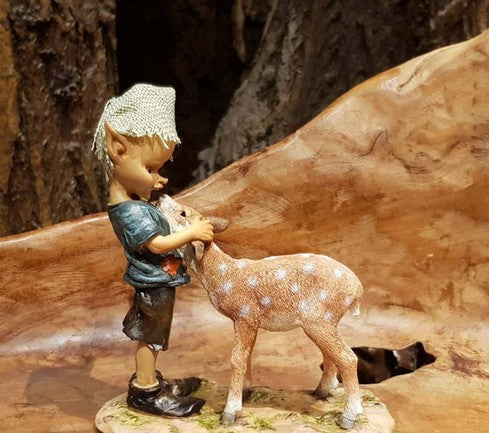 Elvin with Deer