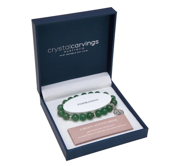 Bracelet - Green Adventurine (10mm bead) - Tree of Life