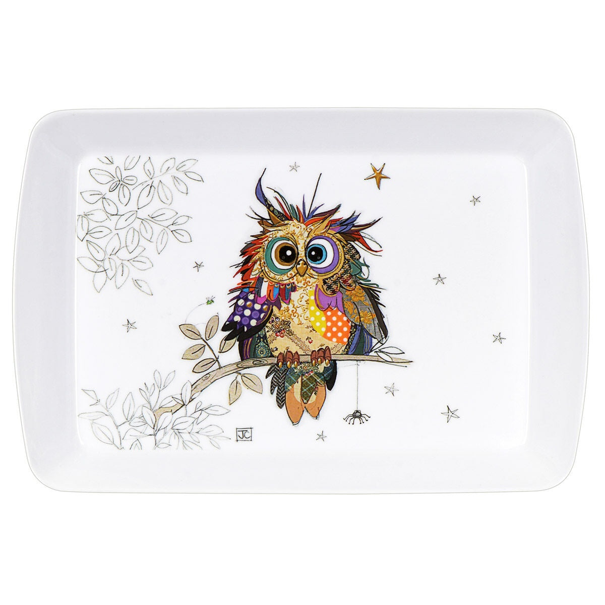Otto Owl Tray - Bug Art